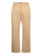 Straight Twill Chinos Bottoms Trousers Chinos Beige GANT