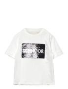 T-Shirt Tops T-shirts Short-sleeved White Sofie Schnoor Baby And Kids