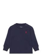 Ralph Lauren Baby Cotton Jersey Long-Sleeve Tee Marinblå