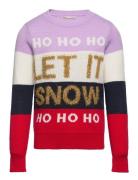 Kogxmas Snow O-Neck Knt Tops Knitwear Pullovers Multi/patterned Kids O...
