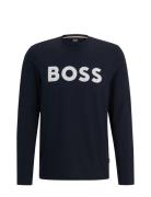 Talley 318_In Tops T-shirts Long-sleeved Navy BOSS
