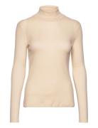 Basic Apparel Arense Roll Neck Gots Beige