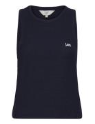 Racer Tank Tops T-shirts & Tops Sleeveless Navy Lee Jeans
