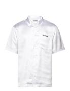 Logo Camp-Collar Shirt Designers Shirts Short-sleeved White HAN Kjøben...