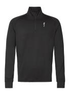 Men’s Half Zip Sweater Sport Sweat-shirts & Hoodies Sweat-shirts Black...
