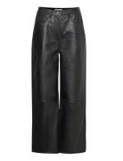 Shelly Trousers 14886 Bottoms Trousers Leather Leggings-Byxor Black Sa...