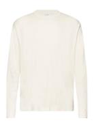 100% Cotton Long-Sleeved T-Shirt Tops T-shirts Long-sleeved Cream Mang...
