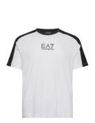 T-Shirts Tops T-shirts Short-sleeved White EA7