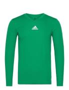 Team Base Tee Sport T-shirts Long-sleeved Green Adidas Performance