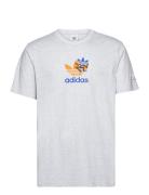 Ts Tee Ss 2 Sport T-shirts Short-sleeved Grey Adidas Originals