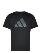 Tr-Essea Bl T Sport T-shirts Short-sleeved Black Adidas Performance