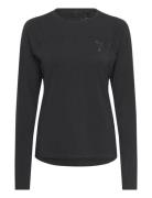 W Seasons Wool Tee Ls Sport T-shirts & Tops Long-sleeved Black PUMA