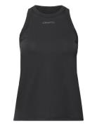 Core T Mesh Singlet W Sport T-shirts & Tops Sleeveless Black Craft