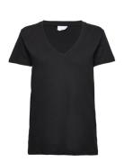 2Nd Beverly - Essential Linen Jersey Tops T-shirts & Tops Short-sleeve...