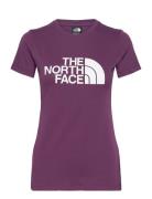 W S/S Easy Tee Sport T-shirts & Tops Short-sleeved Purple The North Fa...