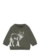 Sofie Schnoor Baby And Kids Sweatshirt Khaki Green