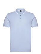 Parlay 190 Tops Polos Short-sleeved Blue BOSS