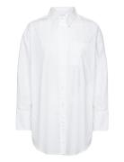 C_Bostucci_1 Tops Shirts Long-sleeved White BOSS
