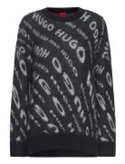 Sidimmer Tops Knitwear Jumpers Black HUGO