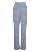 REMAIN Birger Christensen Bold Weave Straight Pants Blå