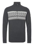 Moritz Masc Basic Sweater Tops Knitwear Half Zip Jumpers Grey Dale Of ...