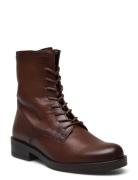 Laced Ankle Boot Shoes Boots Ankle Boots Laced Boots Brown Gabor