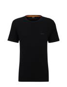 Tegood Tops T-shirts Short-sleeved Black BOSS
