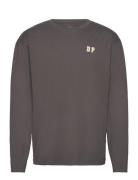 Dpny Marathon Ls Tee Tops T-shirts Long-sleeved Grey Denim Project