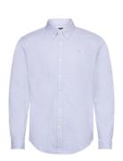 Anf Mens Wovens Tops Shirts Casual Blue Abercrombie & Fitch