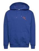 Hel Hooded Sweatshirt Tops Sweat-shirts & Hoodies Hoodies Blue Makia