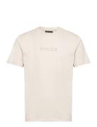 Mars T-Shirt Tops T-shirts Short-sleeved Cream NICCE