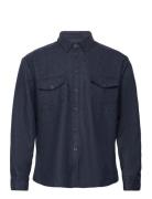 Bosweel Shirts Est. 1937 Overshirt Marinblå