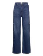 Rory Cargo Jeans Bottoms Jeans Wide Blue Noella