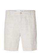 Selected Homme Slhregular-Mads Linen Shorts Noos Kräm