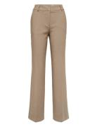 Selected Femme Slfrita Mw Wide Pant Camel Mlg N Noos Beige