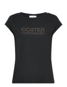 Coster Copenhagen T-Shirt With Coster Logo In Studs - Svart