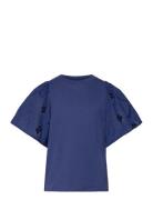 Ritza Tops T-shirts Short-sleeved Blue Molo