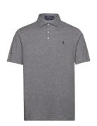 Polo Ralph Lauren Classic Fit Cotton-Linen Mesh Polo Shirt Grå