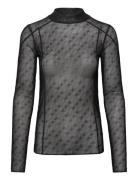 Egalina Tops T-shirts & Tops Long-sleeved Black BOSS