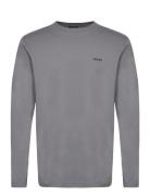 Tee Long Sport T-shirts Long-sleeved Grey BOSS