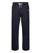 Lexington Clothing Brendon Organic Cotton Logo Sweatpants Marinblå