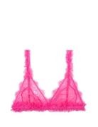 Love Lace Lingerie Bras & Tops Soft Bras Bralette Pink Love Stories