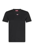 T-Reg-D T-Shirt Tops T-shirts & Tops Short-sleeved Black Diesel