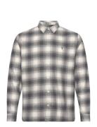 Omega Ls Shirt Tops Shirts Casual Grey AllSaints