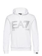 Sweatshirts Tops Sweat-shirts & Hoodies Hoodies White EA7