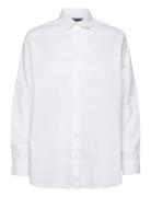 Lexington Clothing Pernilla Organic Cotton Poplin Shirt Vit