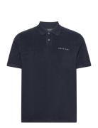 Lyle & Scott Towelling Polo Shirt Marinblå