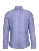Bs Lismore Casual Slim Fit Shirt Tops Shirts Business Blue Bruun & Ste...