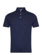 Bs Cayo Regular Fit Polo Shirt Tops Polos Short-sleeved Blue Bruun & S...
