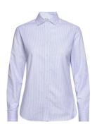 Bs Marie Slim Fit Shirt Tops Shirts Long-sleeved Blue Bruun & Stengade
